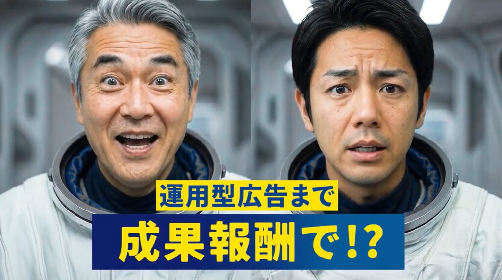 CM第4弾 運用型広告も成果報酬編